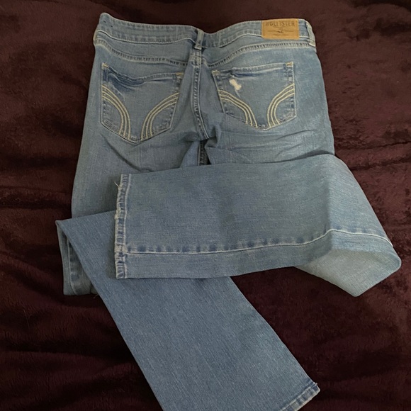 Hollister Light Blue Women's Boot Cut Jeans - Picture 3 of 3